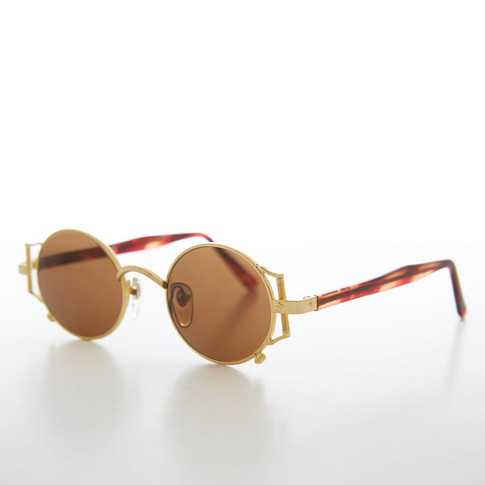 SUNGLASS MUSEUM Trendy 90s Vintage Unique Sunglasses - Iona