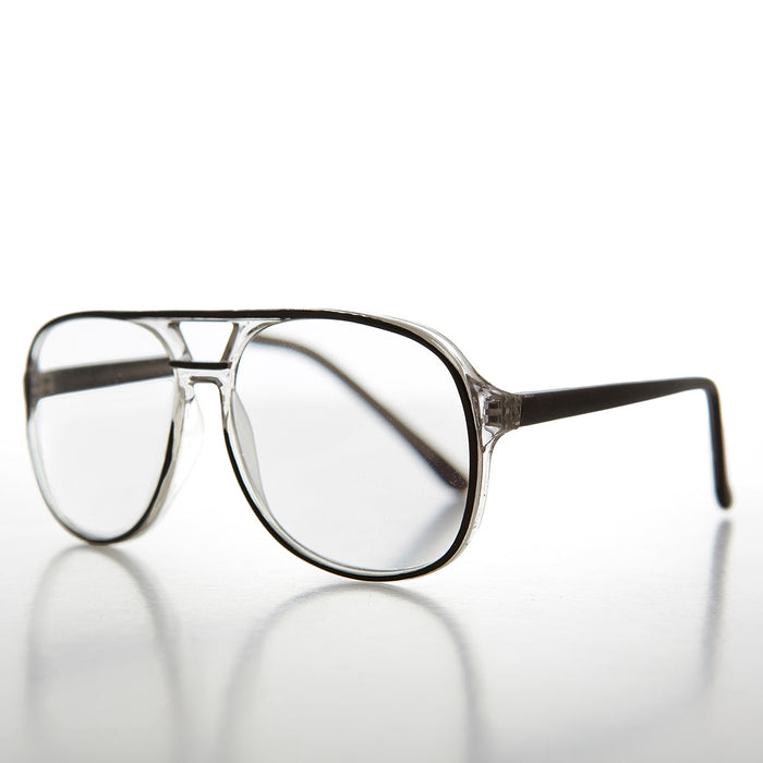 image of sunglasses model SUNGLASS MUSEUM SUNGLASS MUSEUM 90s Aviator Classic Vintage Reading Glasses - Irwin