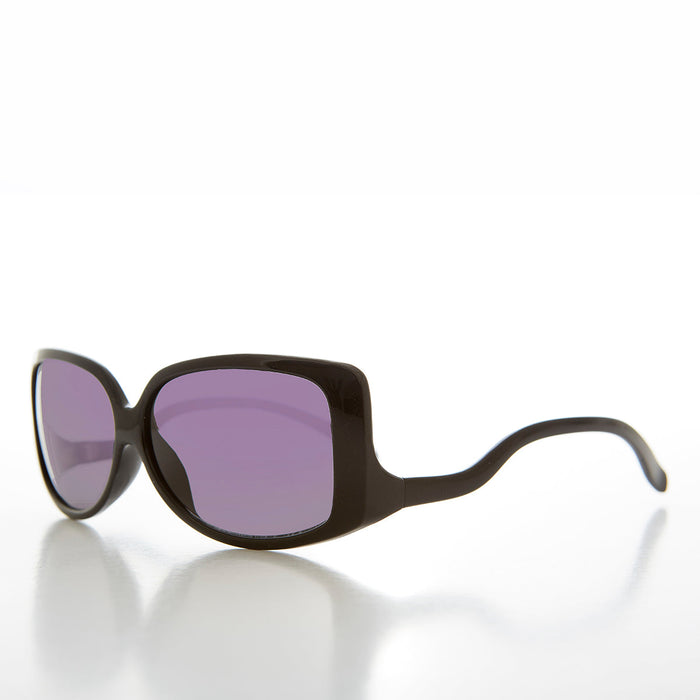 SUNGLASS MUSEUM Women's 90s Vintage Drop Temple Sunglass - Isabel
