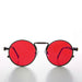 image of sunglasses model SUNGLASS MUSEUM Ivan with Red Lens