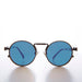 image of sunglasses model SUNGLASS MUSEUM Round Bronze Metal Goth Steampunk Sunglass - Ivan 3