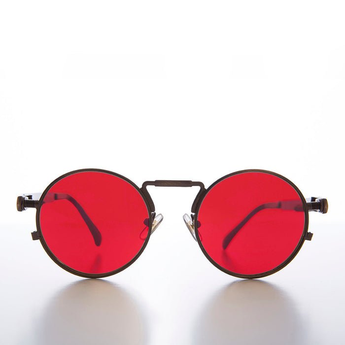 image of sunglasses model SUNGLASS MUSEUM Ivan with Red Lens