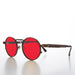 image of sunglasses model SUNGLASS MUSEUM Ivan with Red Lens
