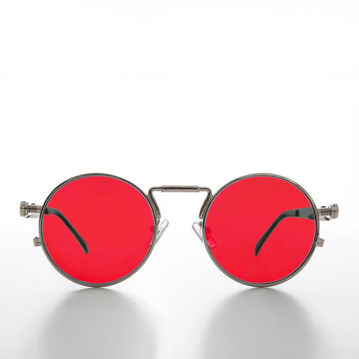 image of sunglasses model SUNGLASS MUSEUM Ivan with Red Lens