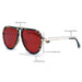 TOPFOXX Ivy Luxe - Red Tangle-Free Round Aviator Sunglasses - Product image