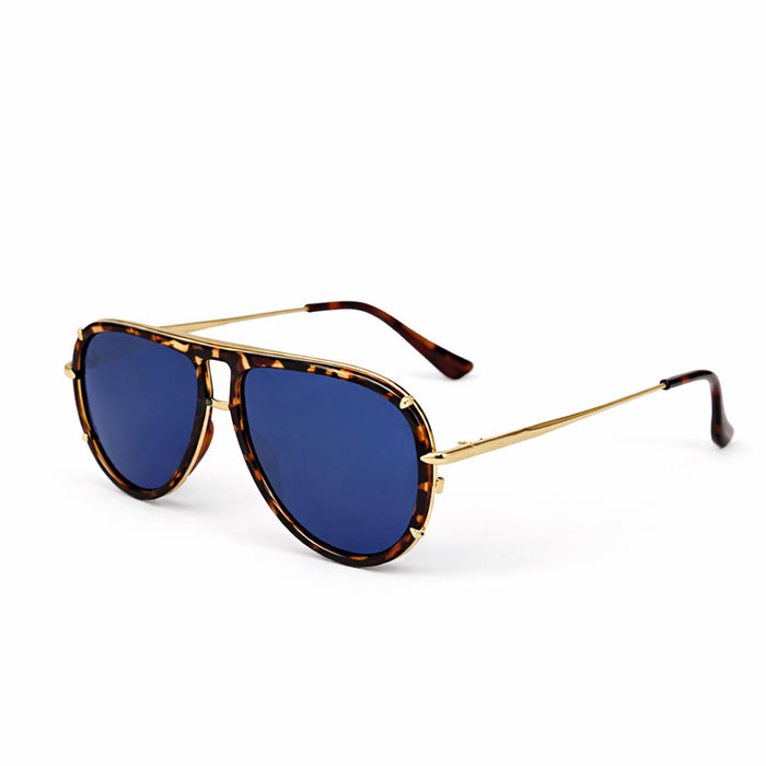 TOPFOXX Ivy Luxe - Blue Tangle-Free Round Aviator Sunglasses - Product image