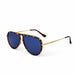 TOPFOXX Ivy Luxe - Blue Tangle-Free Round Aviator Sunglasses - Product image