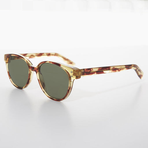 SUNGLASS MUSEUM Round Horn Rim Cat Eye Women's Vintage Sunglass - Jackson - Product image
