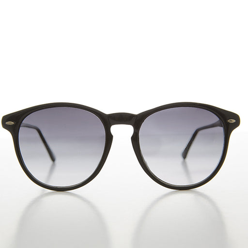 image of sunglasses model SUNGLASS MUSEUM SUNGLASS MUSEUM Classic Preppy P3 Horn Rim Round Vintage Sunglass - Jamie