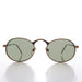 image of sunglasses model SUNGLASS MUSEUM SUNGLASS MUSEUM Victorian Oval Industrial Metal Vintage Sunglass - Jethro