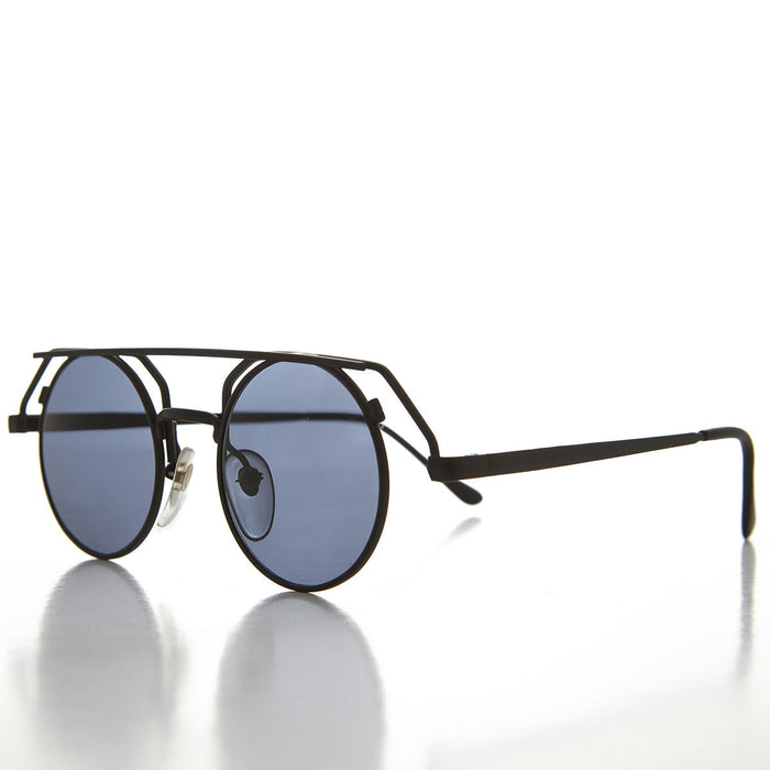 image of sunglasses model SUNGLASS MUSEUM 90s Round Steampunk Goth Vintage Sunglass - Joker