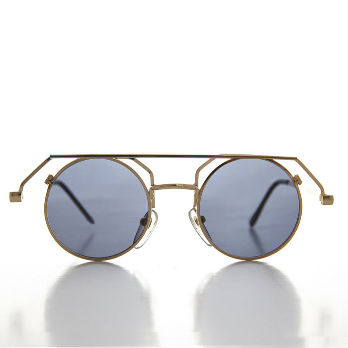 image of sunglasses model SUNGLASS MUSEUM 90s Round Steampunk Goth Vintage Sunglass - Joker