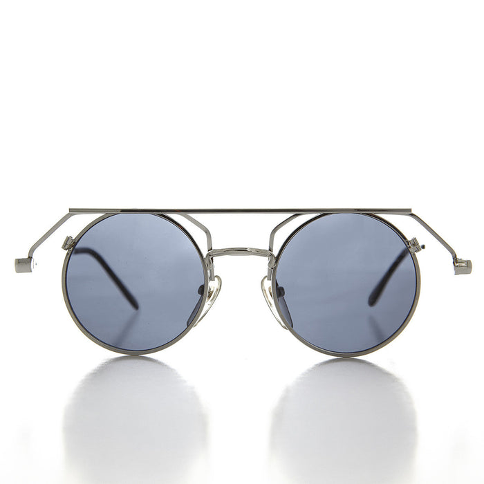 image of sunglasses model SUNGLASS MUSEUM 90s Round Steampunk Goth Vintage Sunglass - Joker