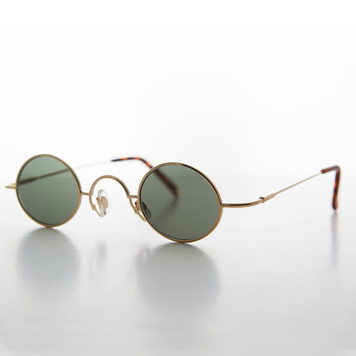 SUNGLASS MUSEUM Micro Frame Oval Spectacle Vintage Sunglass - Joseph