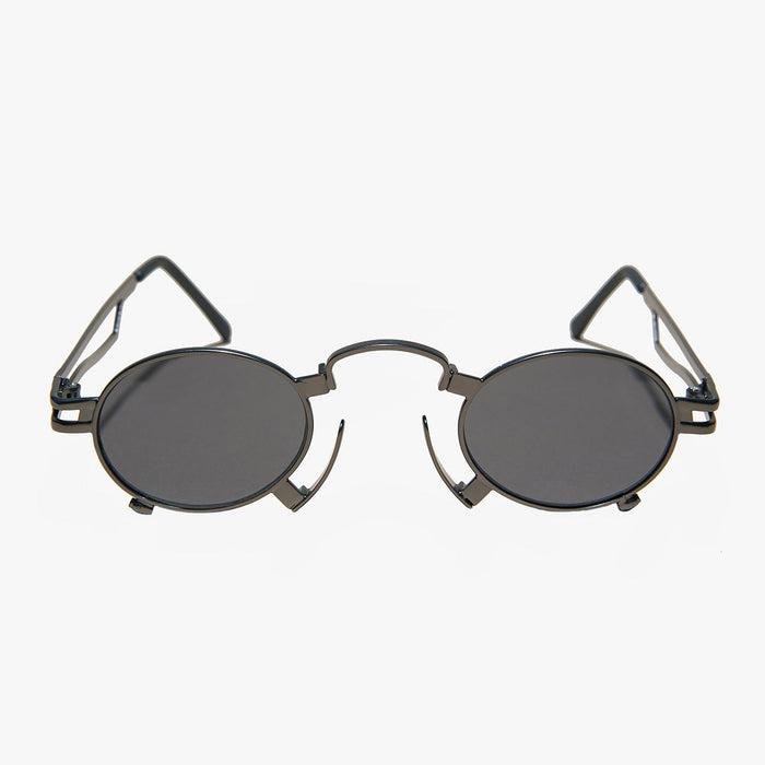 SUNGLASS MUSEUM Ultimate Gunmetal Steampunk Sunglass - Jules