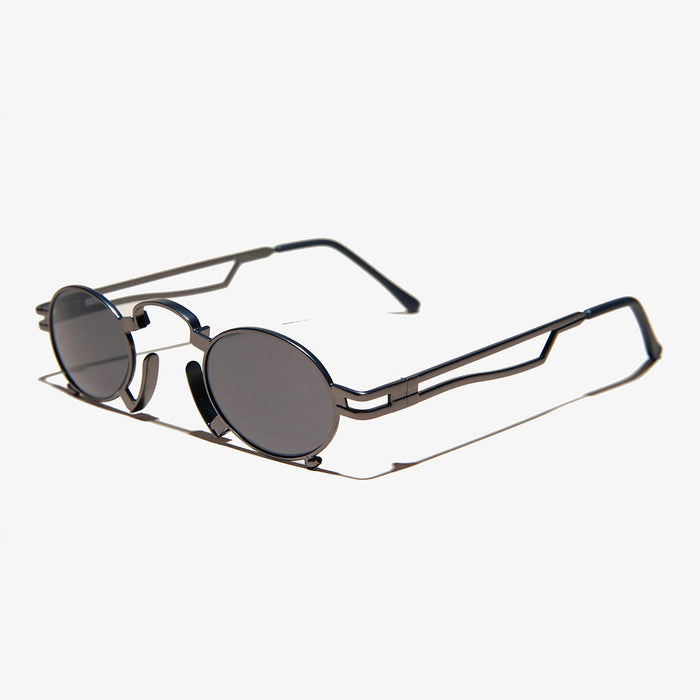 SUNGLASS MUSEUM Ultimate Gunmetal Steampunk Sunglass - Jules