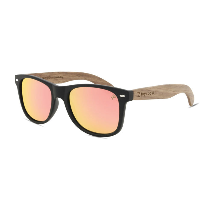 Mozz American Walnut Wooden Sunglasses | Polarized | Joycoast