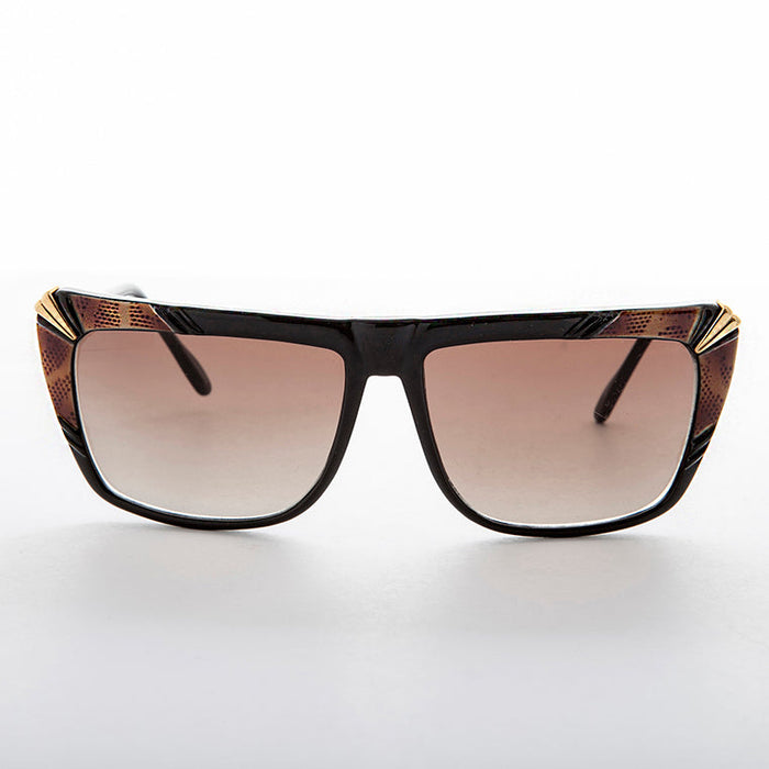 SUNGLASS MUSEUM Hip Hop Flat Top Style Vintage Sunglass - Kayah