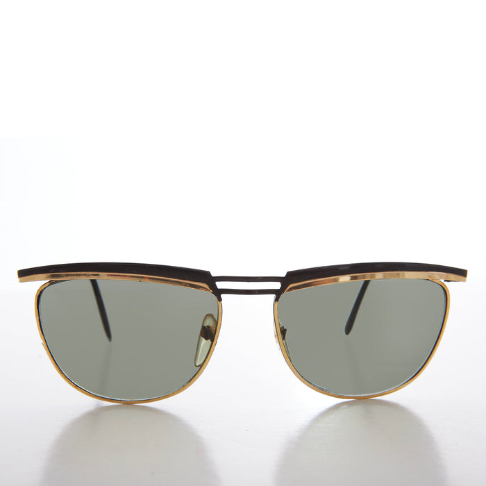SUNGLASS MUSEUM Unisex Gold Vintage 90s Sunglasses - Kilkea