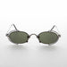 image of sunglasses model SUNGLASS MUSEUM SUNGLASS MUSEUM Tiny Oval 90s Metal Vintage Sunglasses - Klaus