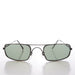 SUNGLASS MUSEUM Skinny Sporty Curved Vintage Aviator Sunglass - Kobe - Product image