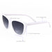TOPFOXX Kara - White Cat Eye Sunglasses - Product image