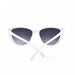 TOPFOXX Kara - White Cat Eye Sunglasses - Product image