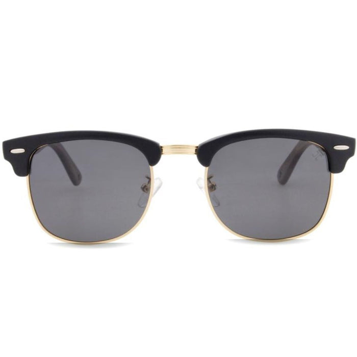 Kennedy Walnut Clubmaster Wooden Sunglasses | Joycoast