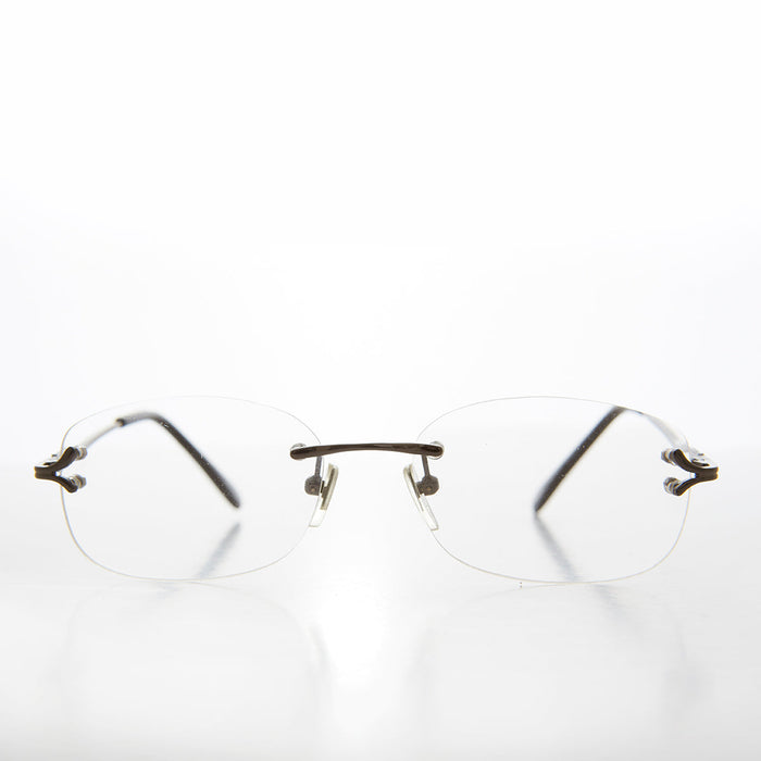 SUNGLASS MUSEUM Fancy Rimless Reading Glasses - Lamont