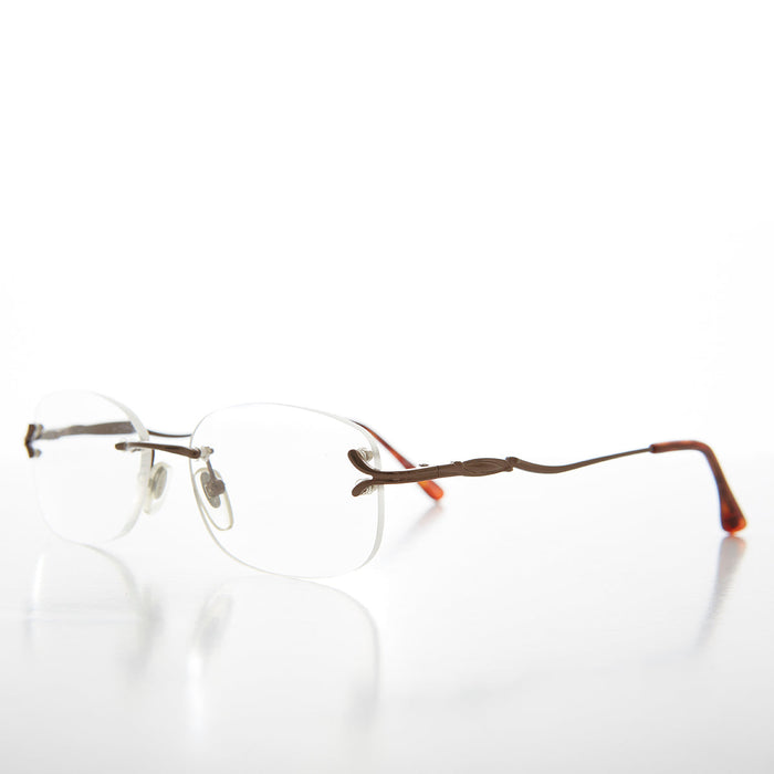 SUNGLASS MUSEUM Fancy Rimless Reading Glasses - Lamont