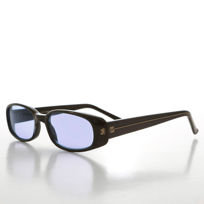 SUNGLASS MUSEUM 90s Mod Rectangular Sunglass Color Lens - Landis