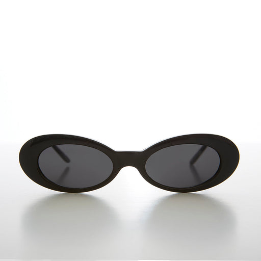 SUNGLASS MUSEUM Narrow Oval Cat Eye 90s Vintage Sunglass - Leanne - Product image