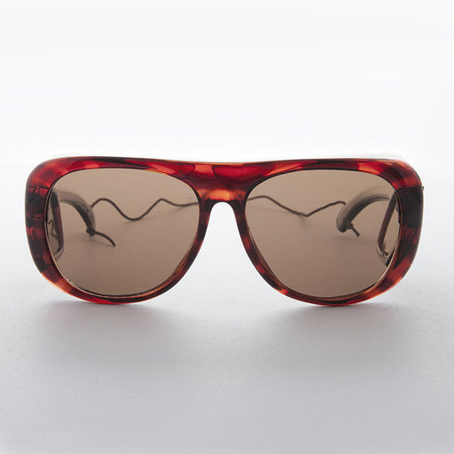 SUNGLASS MUSEUM 80s Polarized Glass Lens Sporty Vintage Fishing Sunglass - Lerner - Product image