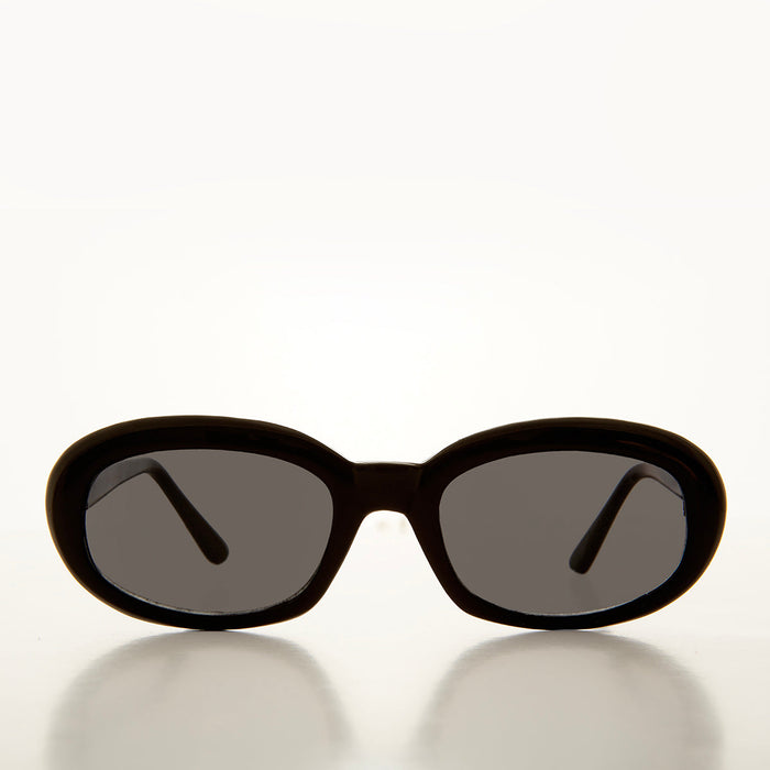Mod 90s Oval Simple Sunglasses - Lilia