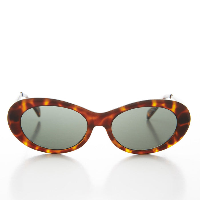 image of sunglasses model SUNGLASS MUSEUM SUNGLASS MUSEUM Oval Mod Punk Cateye 90s Vintage Sunglass - Loretta