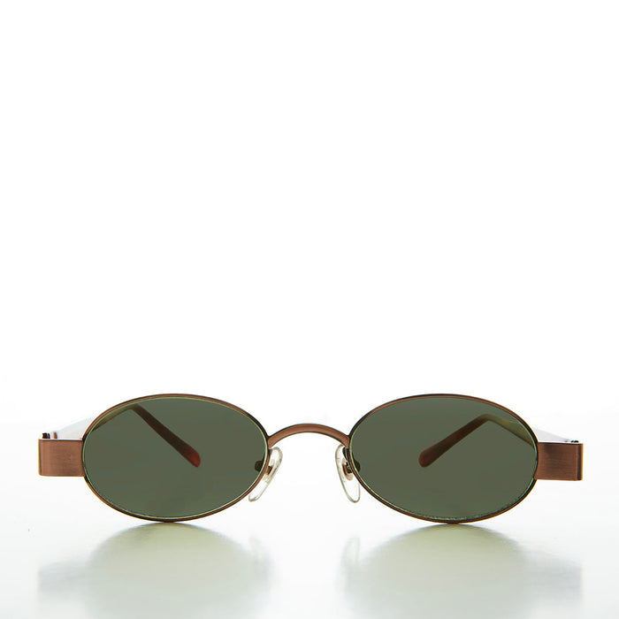 90s Oval Micro Sunglasses - Luna