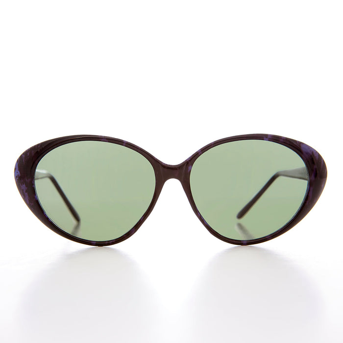 SUNGLASS MUSEUM Large Oval Cat Eye Sunglass - Luxx