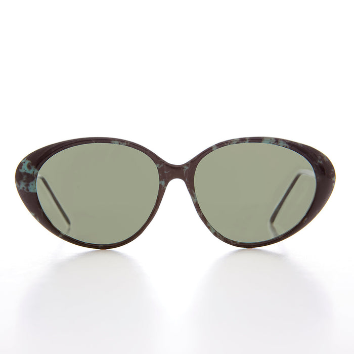 SUNGLASS MUSEUM Large Oval Cat Eye Sunglass - Luxx