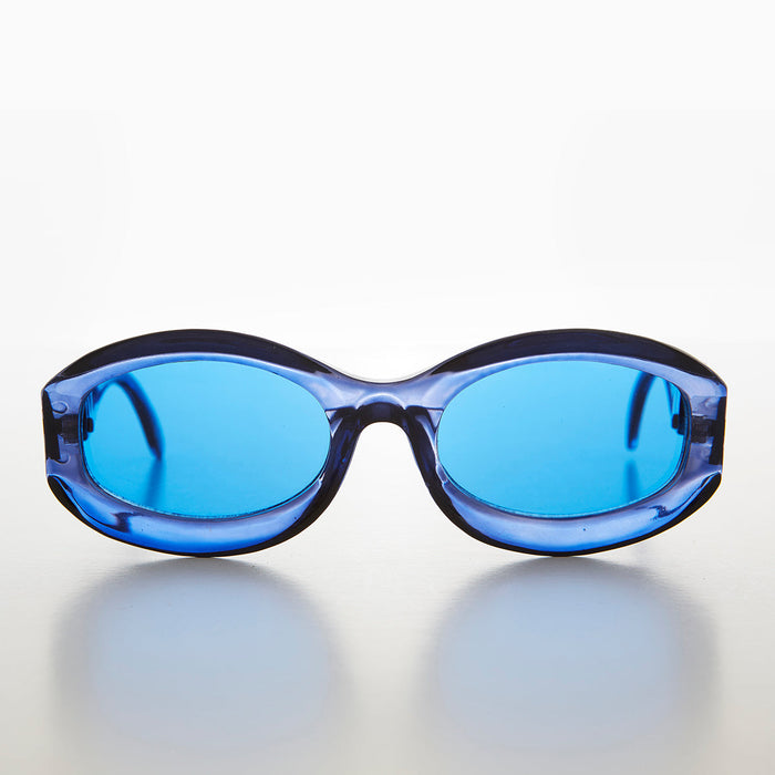 SUNGLASS MUSEUM Thick Wide Frame with Chain Link Temples - Lyric