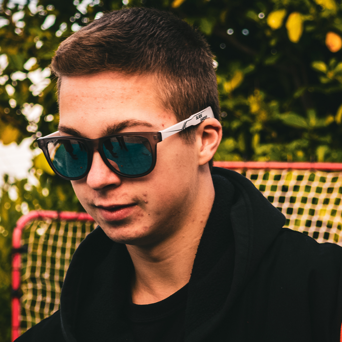Goalie Glasses - White