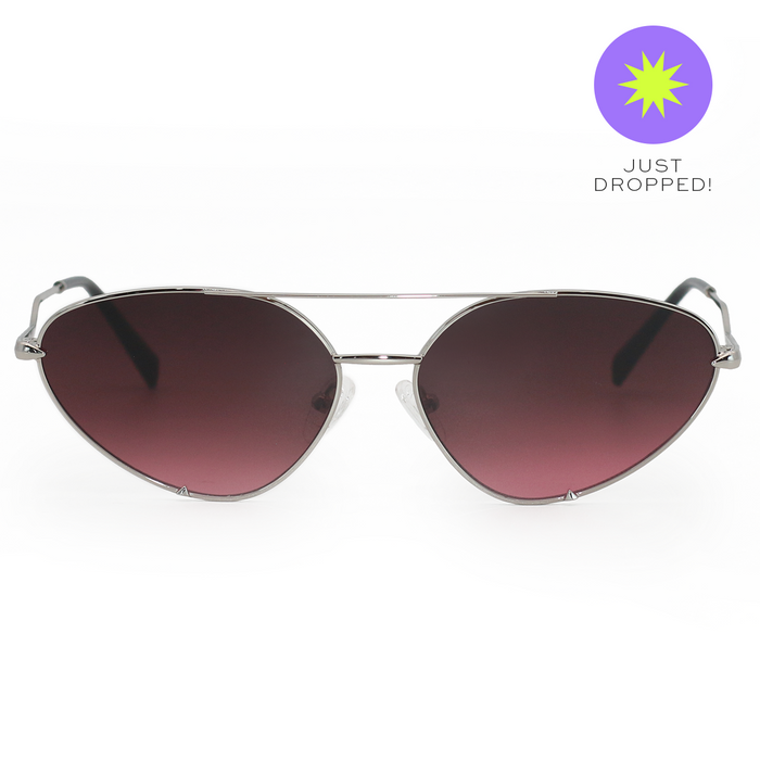 TOPFOXX Sunglasses Lucky Star - Ruby & Silver