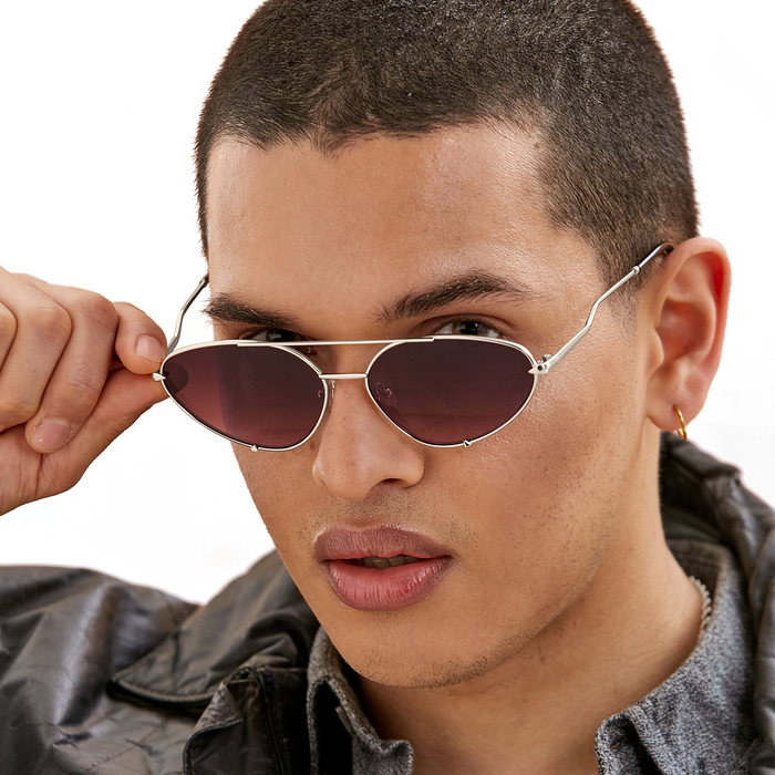 TOPFOXX Sunglasses Lucky Star - Ruby & Silver