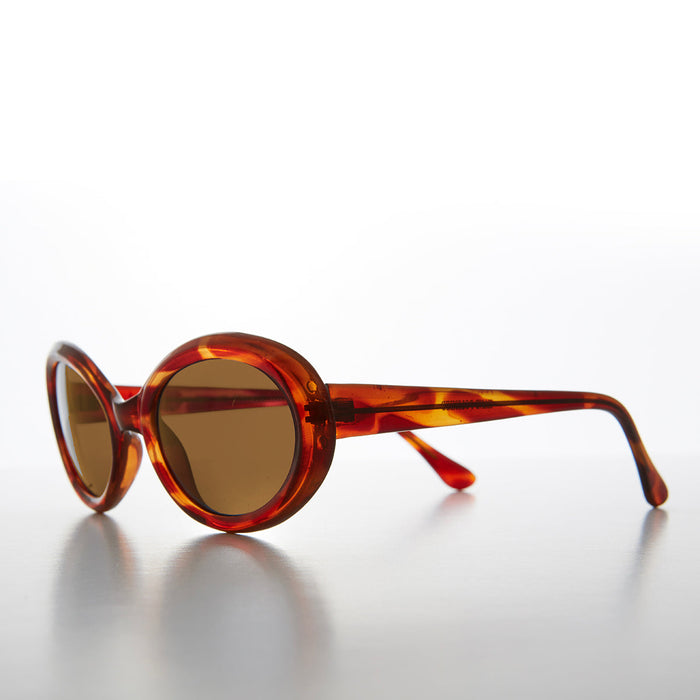 SUNGLASS MUSEUM Oval Grunge Vintage Sunglass - Macie