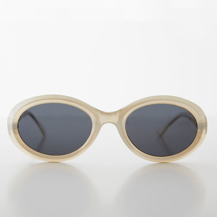 SUNGLASS MUSEUM 90s Oval Cat Eye Vintage Sunglass - Macie