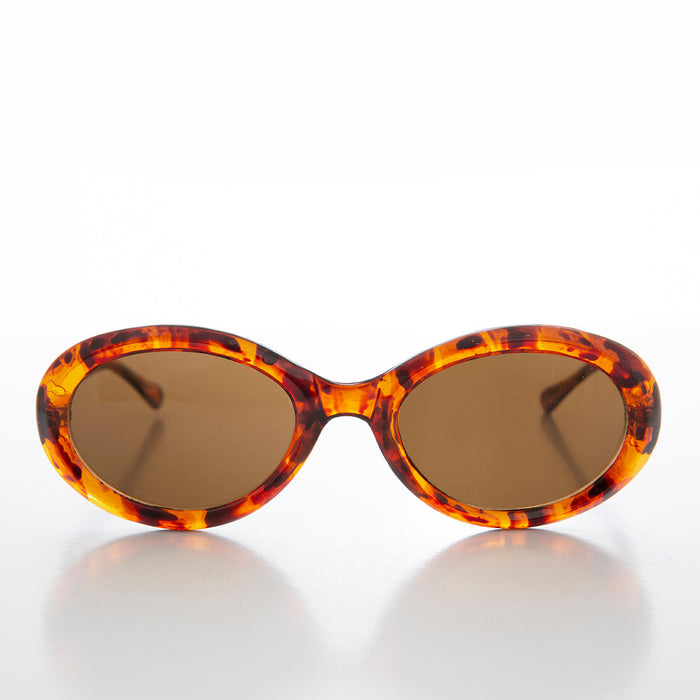 SUNGLASS MUSEUM 90s Oval Cat Eye Vintage Sunglass - Macie