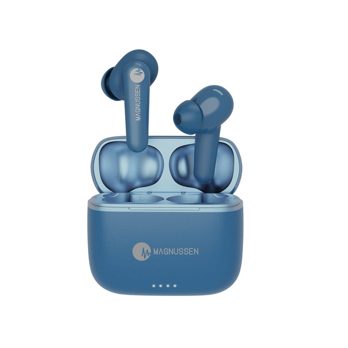 MAGNUSSEN Audio M17 Earbuds Bluetooth Blue EB1000301 premium Quality Stereo Kopfhörer Sound Écouteurs qualité supérieure