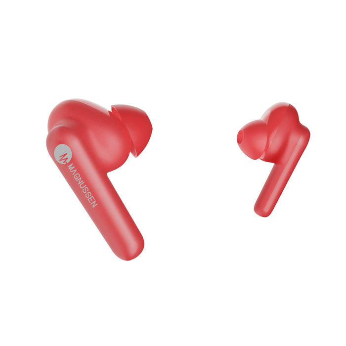 MAGNUSSEN Audio M17 Earbuds Bluetooth Red EB1001001 premium Quality Stereo Kopfhörer Sound Écouteurs qualité supérieure