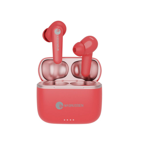 MAGNUSSEN Audio M17 Earbuds Bluetooth Red EB1001001 premium Quality Stereo Kopfhörer Sound Écouteurs qualité supérieure