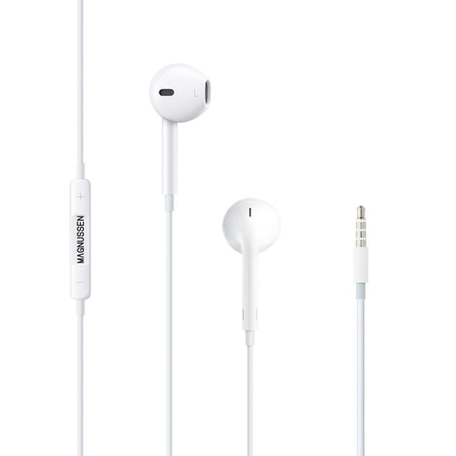 MAGNUSSEN Audio W2 Earphones White EW1000201 premium Quality Stereo Kopfhörer Sound Écouteurs qualité supérieure