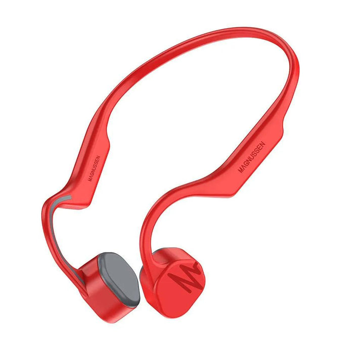 MAGNUSSEN Audio F3 Neckband Bone Conduction Sports Red GB1000012 premium Quality Stereo Kopfhörer Sound Écouteurs qualité